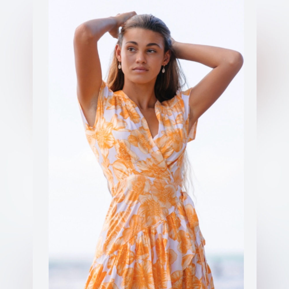 XIX-PALMS wrap dress size M, great condition